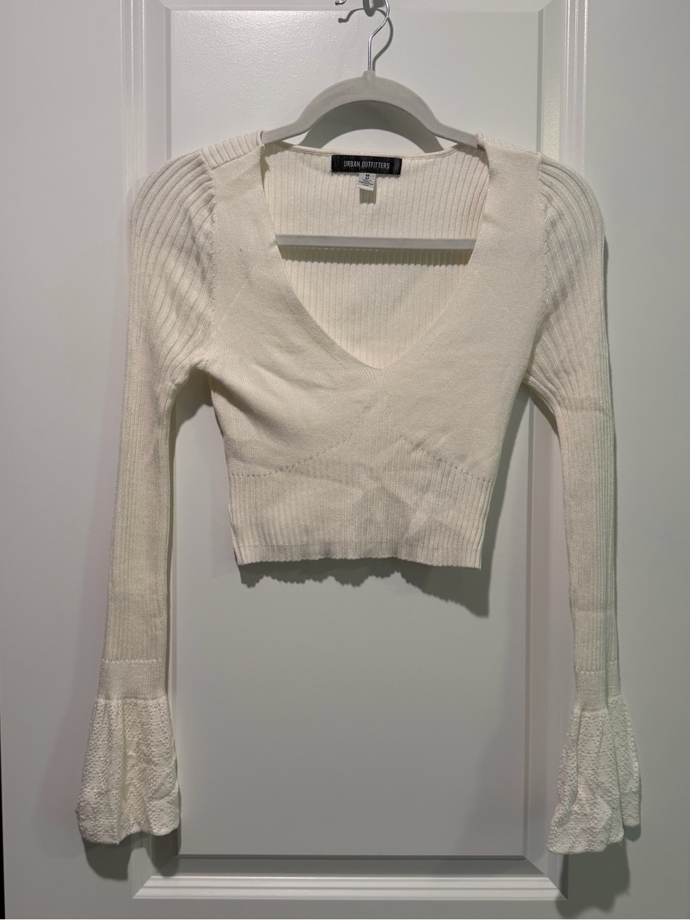Urban Outfitters Bell Sleeve Crop Top